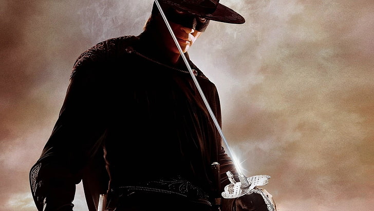 فيلم The Mask of Zorro ، أليخاندرو موريتا ، أنطونيو بانديراس، خلفية HD