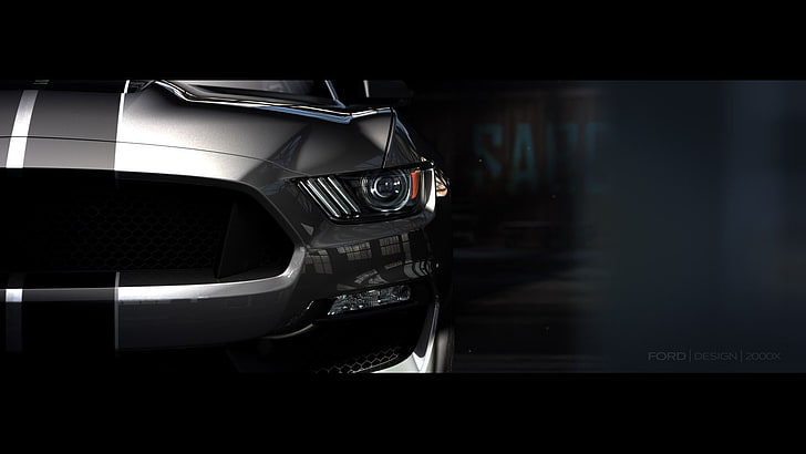carro, Ford Mustang Shelby, Shelby GT350, HD papel de parede