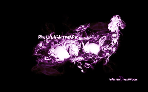 rosa Alpträume, angesteckter Pilz, HD-Hintergrundbild HD wallpaper