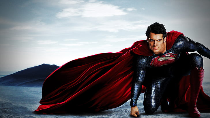 Генри Кавилл Супермен Человек из стали HD, фильмы, человек, супермен, сталь, Генри, Кавилл, HD обои