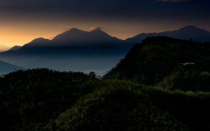 Taiwan, Landscape, Mountain, Sunrise, Morning, Nature, Calm, taiwan, landscape, mountain, sunrise, morning, nature, calm, 1400x875, HD wallpaper