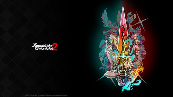Видеоигра, Xenoblade Chronicles 2, Ксеноблейд, Xenoblade Chronicles, HD обои HD wallpaper