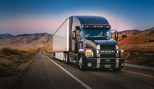 besar, rig, semi, traktor, trailer, transportasi, transportasi, truk, kendaraan, Wallpaper HD HD wallpaper