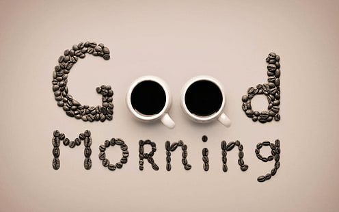 Добро утро кафе, орнамент за добро утро, сутрин, добро, кафе, HD тапет HD wallpaper