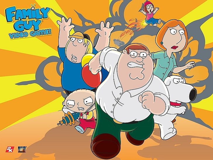 ТВ-шоу, Family Guy, Брайан Гриффин, Крис Гриффин, Лоис Гриффин, Мег Гриффин, Питер Гриффин, Стьюи Гриффин, HD обои