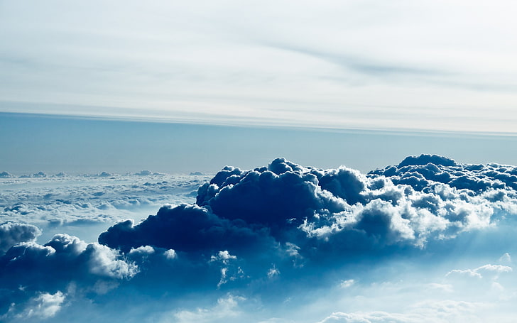 clouds, nature, Beyond The Clouds, HD wallpaper