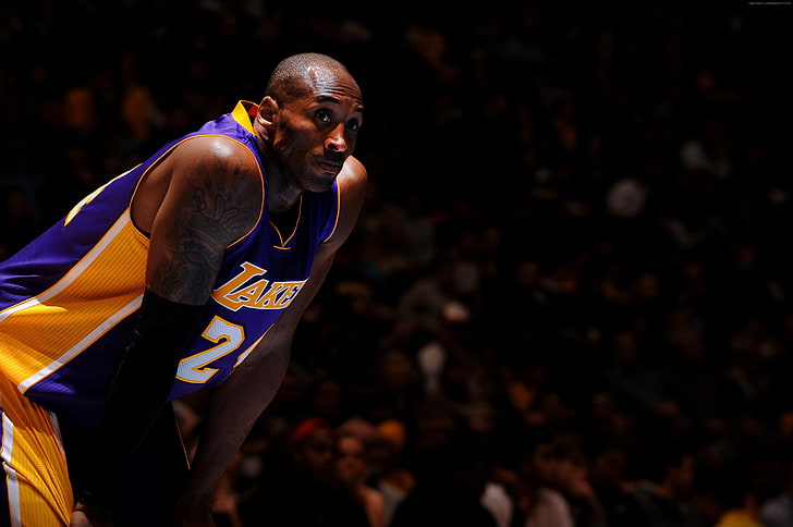 Los Angeles Lakers, Kobe Bryant, guarda de tiro, melhores jogadores de basquete de 2015, jogador de basquete da NBA, HD papel de parede