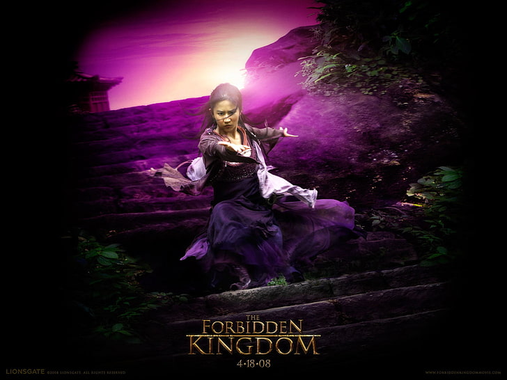 The Forbidden Kingdom movie poster, yifei liu, forbidden kingdom, golden sparrow, chinatown girl, HD wallpaper