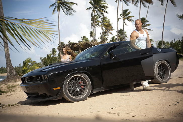 Black Dodge Challenger coup; Vin Diesel, the film, Wallpaper, Dodge,  Challenger, HD wallpaper | Wallpaperbetter