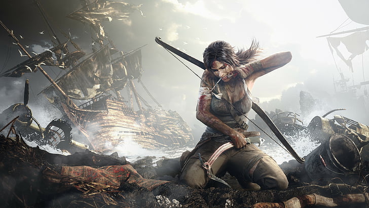 Rise of the Tomb Raider, 5k, 4k wallpaper, Tomb Rider, Best Games 2015, gameplay, review, screenshot, ship, HD wallpaper