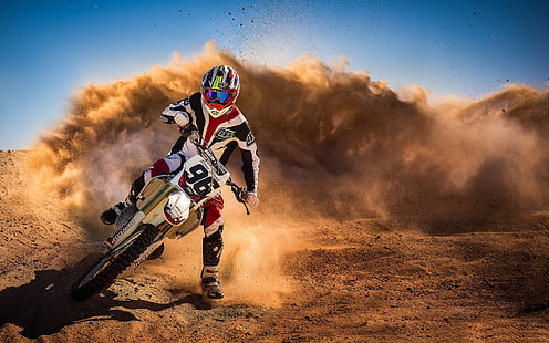 Wyścig motocyklowy piasek-wysokiej jakości HD Tapety, Tapety HD HD wallpaper