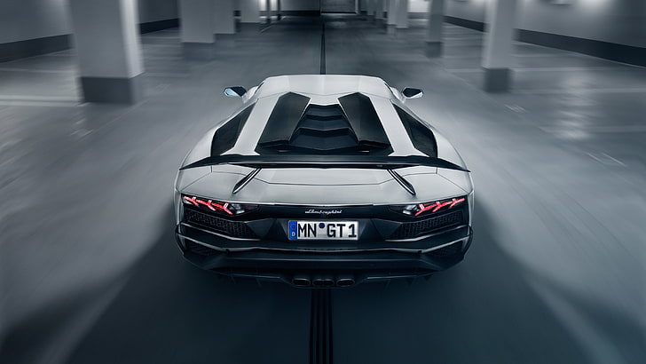 lights, Lamborghini, supercar, spoiler, rear view, 2018, Novitec Torado, Aventador S, HD wallpaper