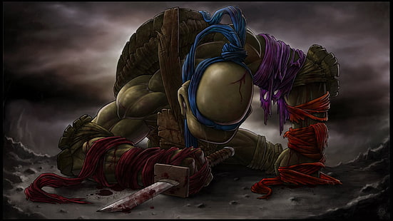 TMNT Leonardo digitales Hintergrundbild, Teenage Mutant Ninja Turtles, HD-Hintergrundbild HD wallpaper