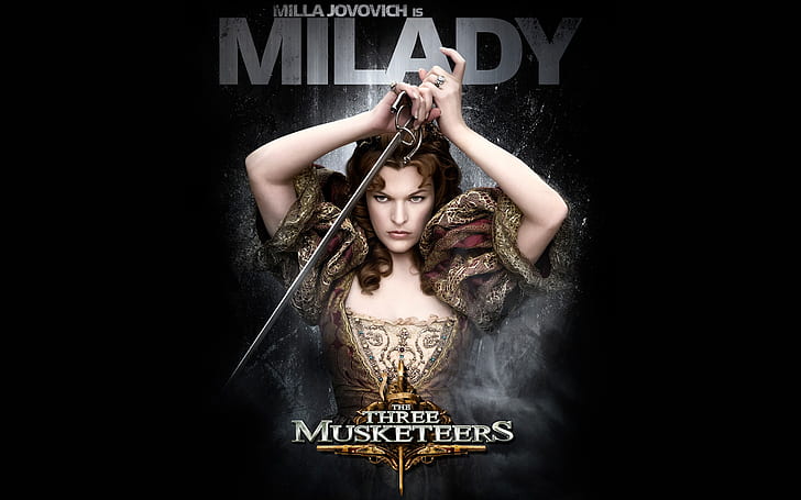 Milla Jovovich in The Three Musketeers, Milla, Jovovich, Three, Musketeers, HD wallpaper