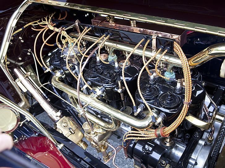 1910, Pfeil, Motor, Modell 48, Pierce, Retro, Touring, HD-Hintergrundbild