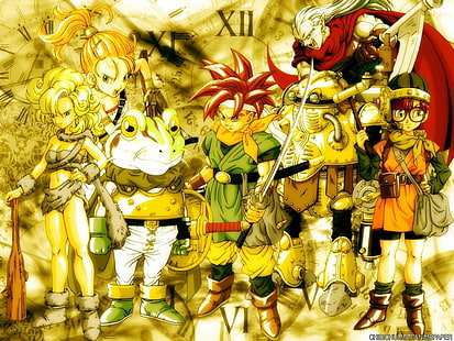 Video Game, Chrono Trigger, Anime, Ayla (Chrono Trigger), Lucca (Chrono Trigger), Marle (Chrono Trigger), HD wallpaper HD wallpaper