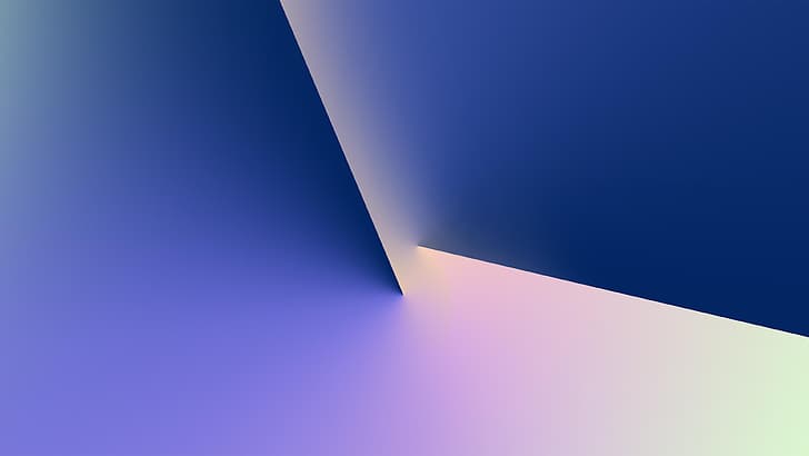 gradien, ASUS, latar belakang sederhana, seni digital, minimalis, berwarna-warni, biru, Wallpaper HD
