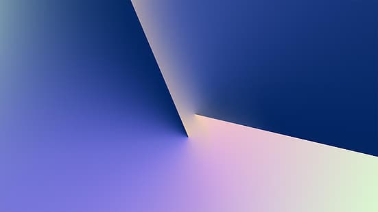 gradiente, ASUS, fondo simple, arte digital, minimalismo, colorido, azul, Fondo de pantalla HD HD wallpaper