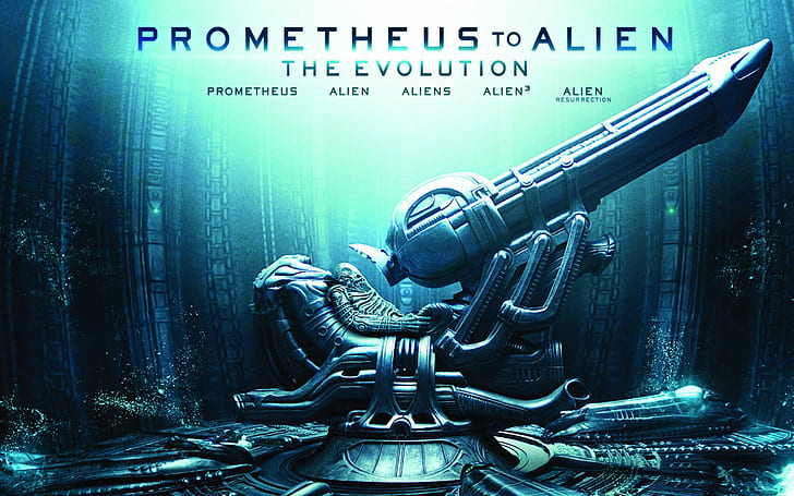 Prometheus to Alien The Evolution、エイリアン、進化、プロメテウス、 HDデスクトップの壁紙