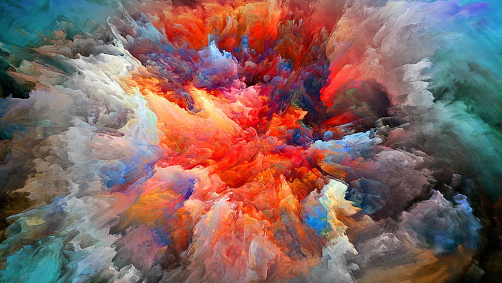 psychedelic, abstract, trippy, HD wallpaper