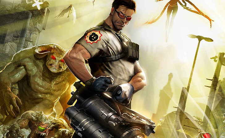 Serious Sam 3 BFE, tactical game character digital wallpaper, Games, Other Games, Before First Encounter, Serious Sam 3, HD wallpaper