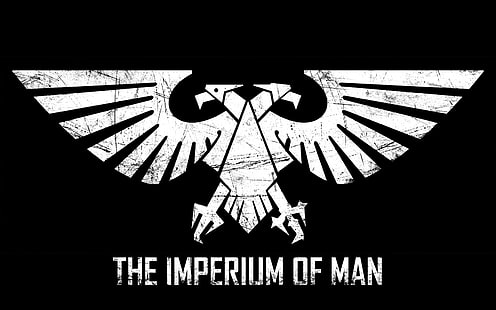 Логотип Империя Человека, Warhammer 40,000, Империя Человека, Империал Акила, HD обои HD wallpaper