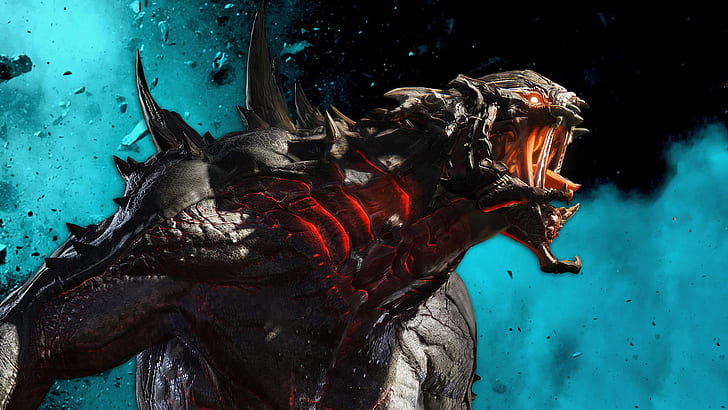 Monster, Goliath, 2K Games, Evolve, Turtle Rock Studios, HD wallpaper