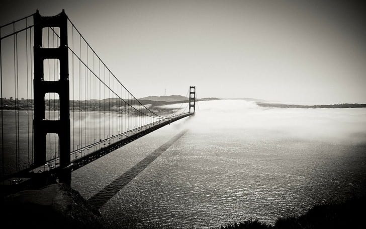 サンフランシスコ、ゴールデンゲートブリッジ、 HDデスクトップの壁紙