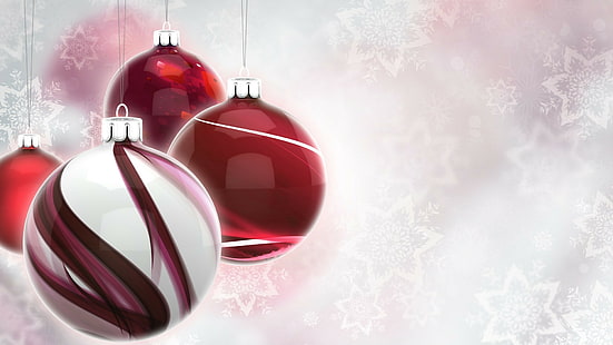 Ornamenti natalizi, Natale, Sfondo HD HD wallpaper