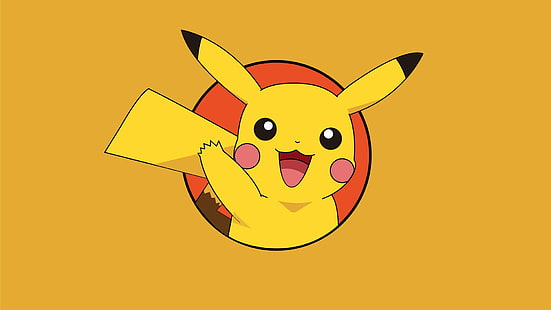 Pokemon Pikachu, Pikachu, Pokémon, anime, żółty, pokemon nieograniczony, Tapety HD HD wallpaper