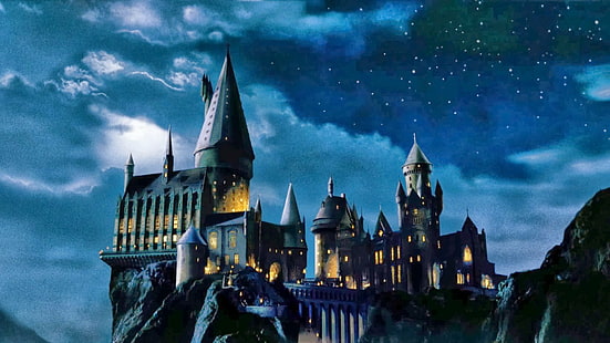 Abenteuer, Burg, Fantasie, Harry, Magie, Potter, Serie, Hexe, Zauberer, HD-Hintergrundbild HD wallpaper