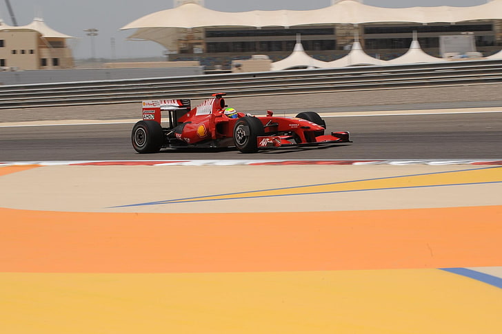 Ferrari F60, ferrari bahrain gp 2009_f60, car, HD wallpaper