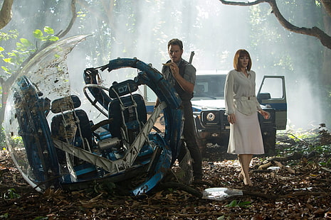 Chris Pratt, Jurassic World: Fallen Kingdom, 4K, Ted Levine, 5K, Bryce Dallas Howard, Fondo de pantalla HD HD wallpaper