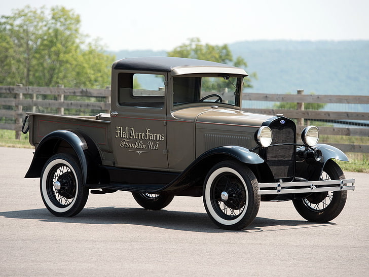 1930, 82b 78b, Ford, модель А, пикап, ретро, HD обои