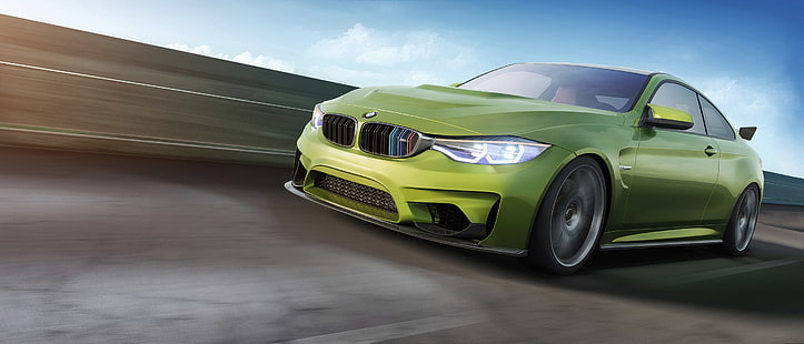 BMW M4, render, corona render, carro, HD papel de parede HD wallpaper