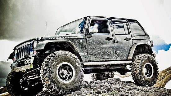 Jeep Rubicon HDR HD Off Road, mobil, jalan, hdr, off, jeep, rubicon, Wallpaper HD HD wallpaper
