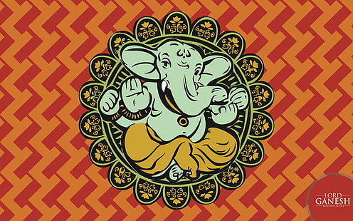 Mutlu Ganesh Chaturthi Dileklerimle, Ganesha illüstrasyon, Festivaller / Tatil, Tanrı, festival, tatil, ganesh chaturthi, HD masaüstü duvar kağıdı HD wallpaper