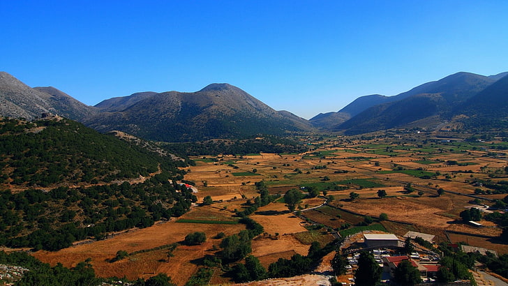 landscape, Crete, HD wallpaper