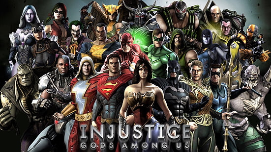 Injustice Gods Among wallpaper AS, Injustice, Injustice: Gods Among Us, Wallpaper HD HD wallpaper