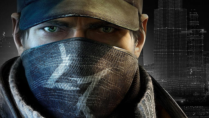 Aiden Pearce - Watch Dogs, topi hitam pria, game, 1920x1080, aiden pearce, watch dogs, Wallpaper HD