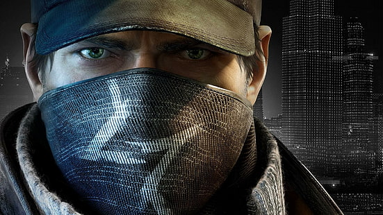 Aiden Pearce - Watch Dogs, topi hitam pria, game, 1920x1080, aiden pearce, watch dogs, Wallpaper HD HD wallpaper