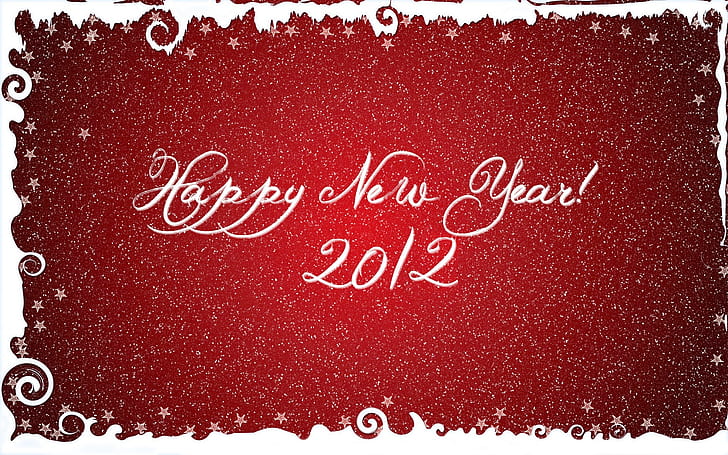 Feliz año nuevo 2012, año 2011, feliz, año nuevo, Fondo de pantalla HD