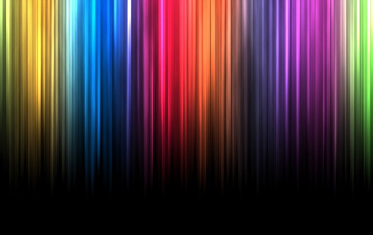 color spectrum, lines, vertical, colorful, bright, shadow, HD wallpaper