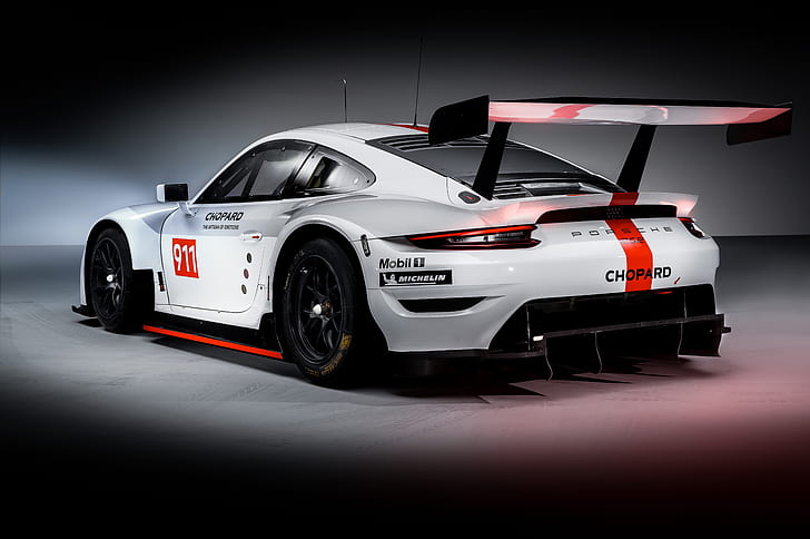 911, Porsche, carro de corrida, RSR, 2019, HD papel de parede