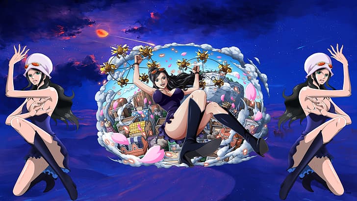 anime girls, Nico Robin, HD wallpaper