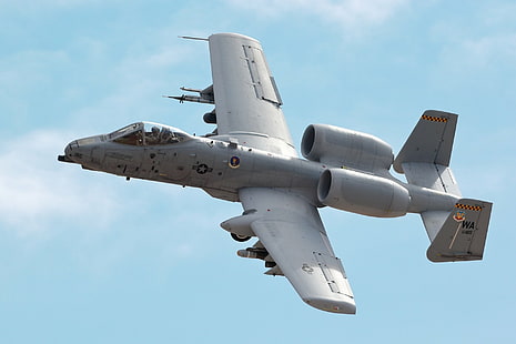 المقاتلات النفاثة ، Fairchild Republic A-10 Thunderbolt II ، طائرة ، طائرة مقاتلة ، طائرة حربية، خلفية HD HD wallpaper