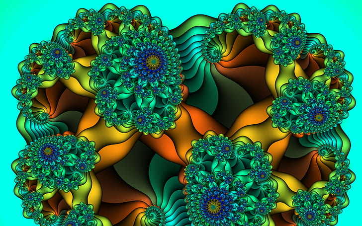 abstract, 2560x1600, fractal, abyss, 4K, ultra hd, HD wallpaper