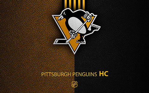 Hokey, Pittsburgh Penguenler, Amblem, Logo, NHL, HD masaüstü duvar kağıdı HD wallpaper