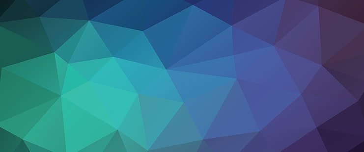 teal and purple digital wallpaper, abstract, low poly, HD wallpaper HD wallpaper