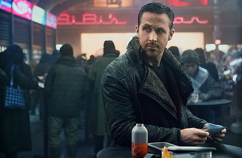 Blade Runner 2049, filmler, erkekler, aktör, Ryan Gosling, Memur K, HD masaüstü duvar kağıdı HD wallpaper